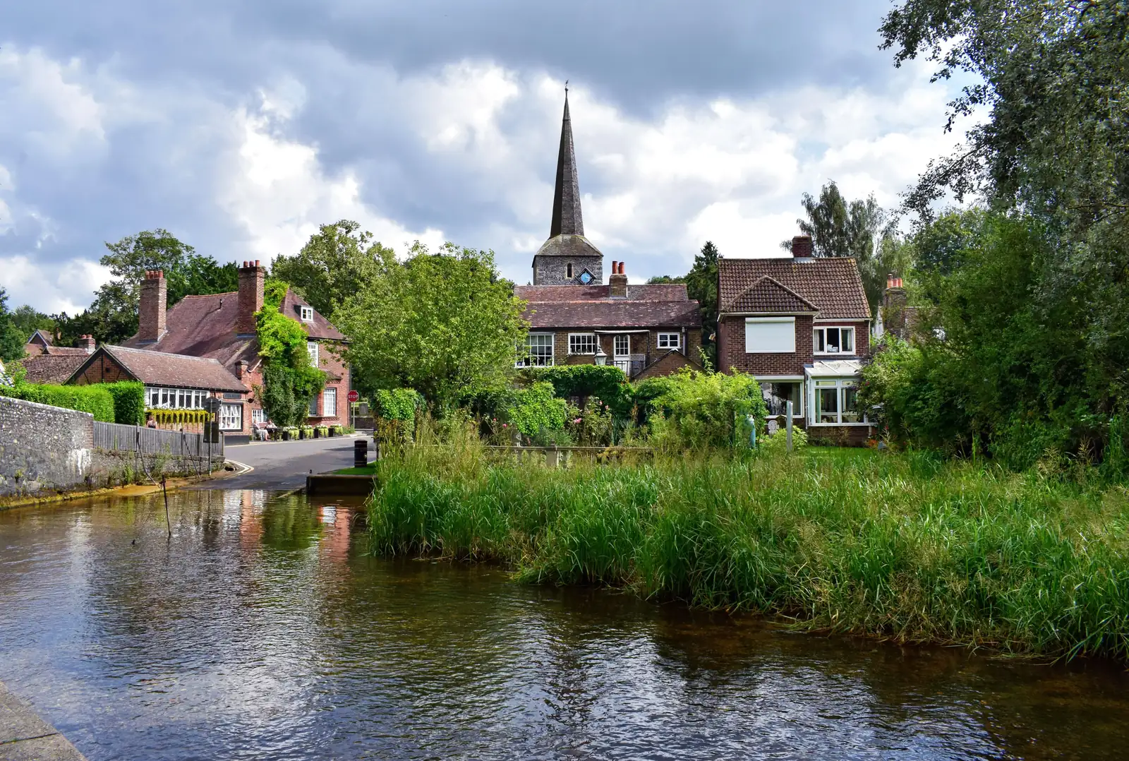 View of Amersham, where J Mould carries out demolition