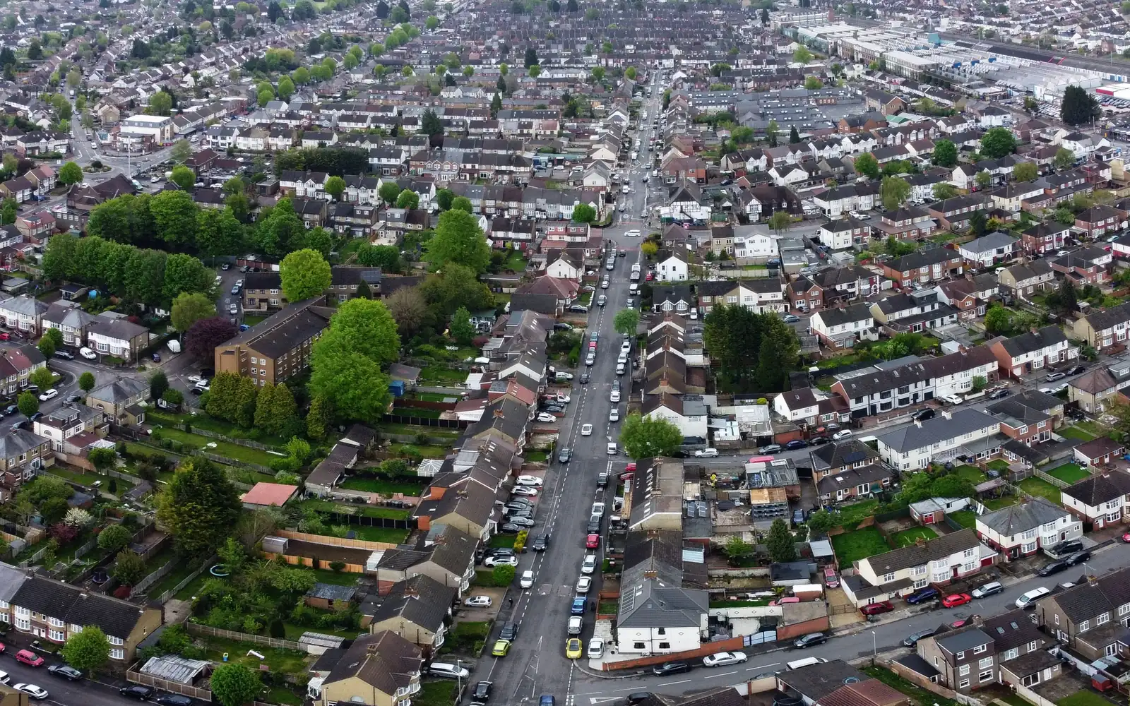 View of Basildon, where J Mould carries out demolition