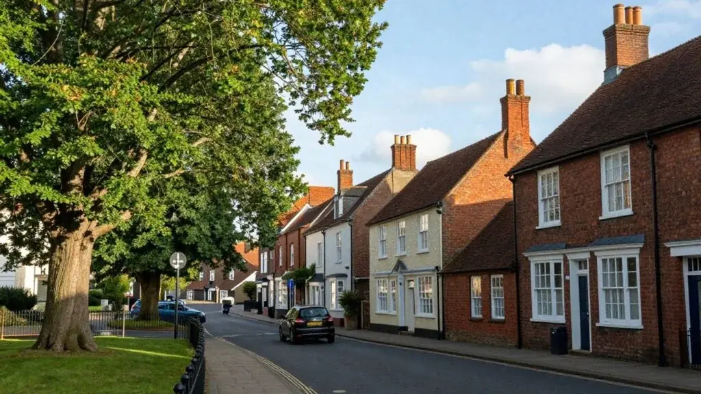 View of Crawley, where J Mould carries out demolition