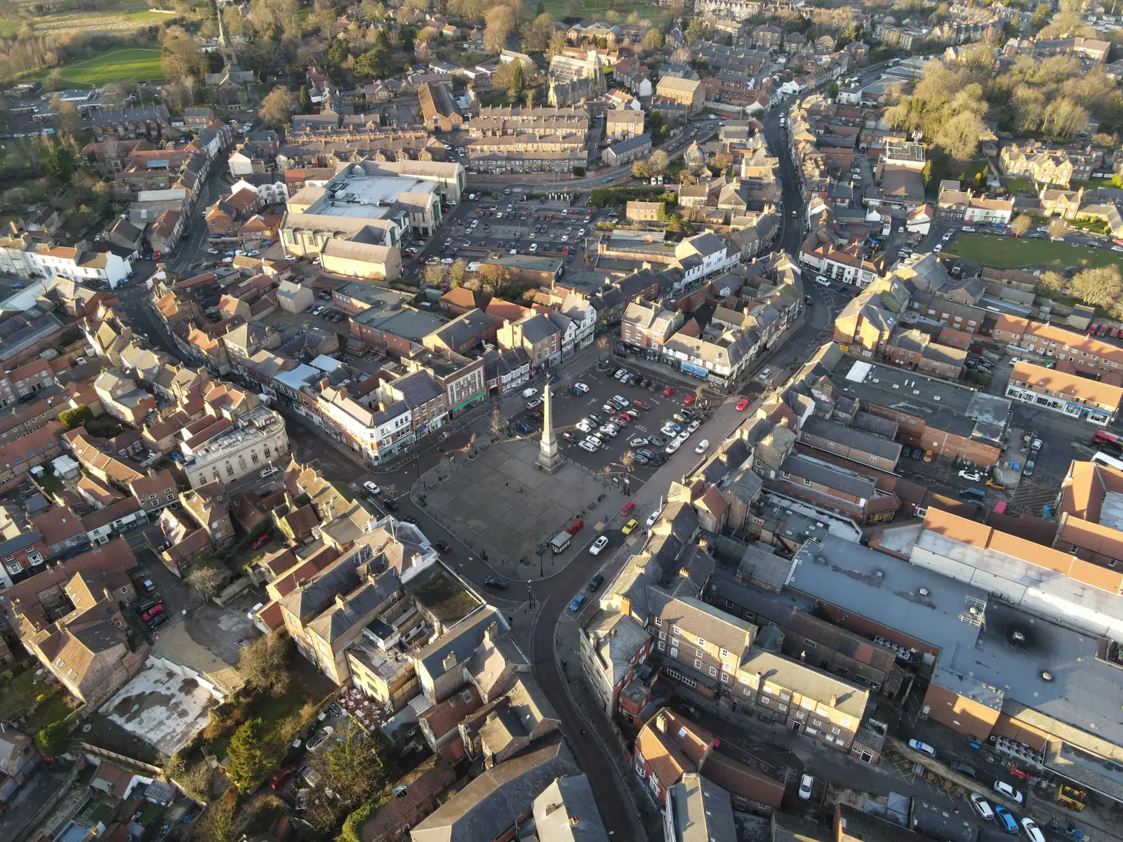 View of Northampton, where J Mould carries out demolition