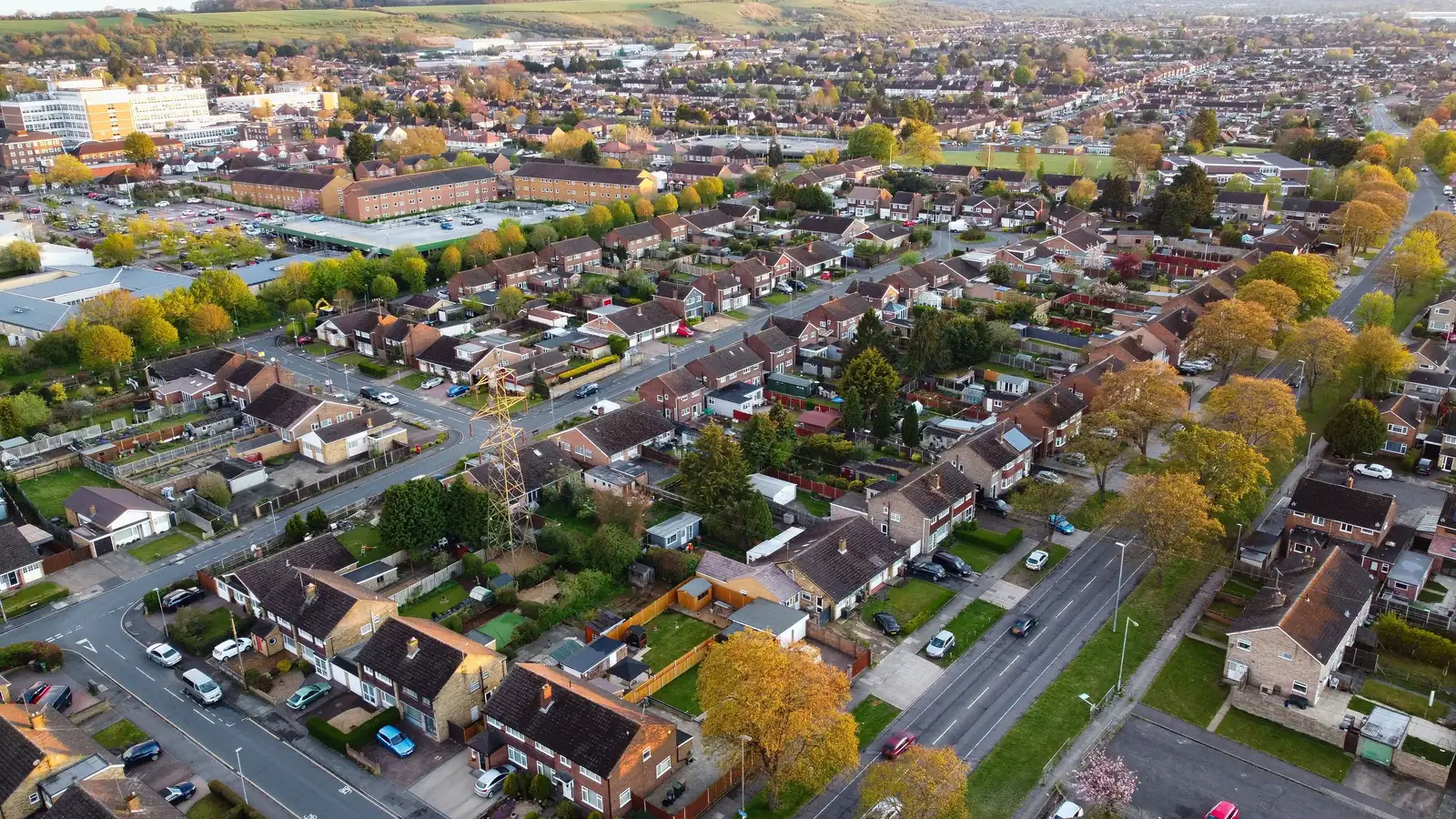 View of Swindon, where J Mould carries out demolition
